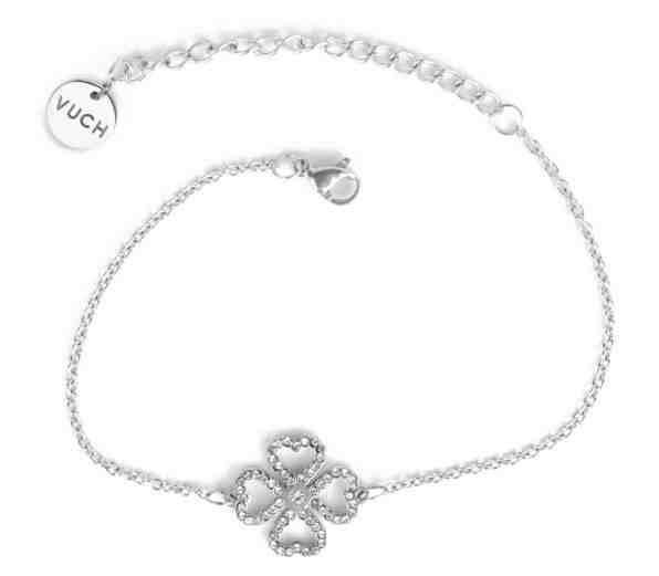 Vuch Moderní náramek s krystaly Liny Silver + 2 měsíce na vrácení zboží