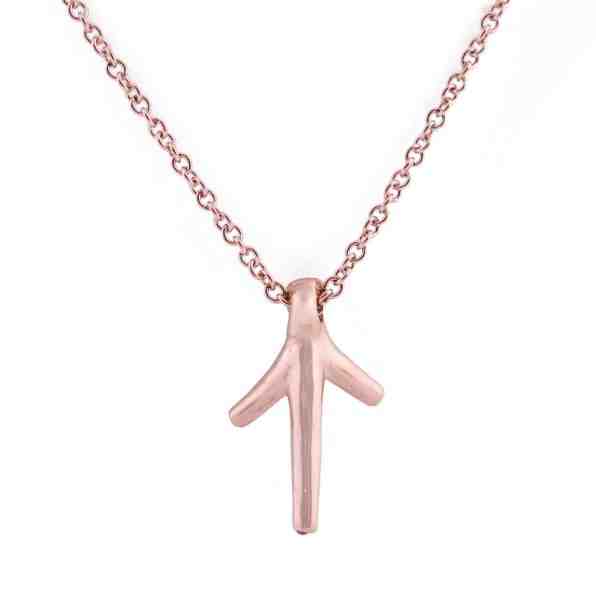 Vuch Moderní náhrdelník s přívěskem Coli Rose Gold + 2 měsíce na vrácení zboží