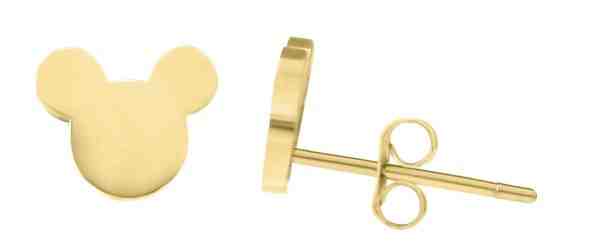 Troli Designové pozlacené náušnice Mickey Mouse + 2 měsíce na vrácení zboží