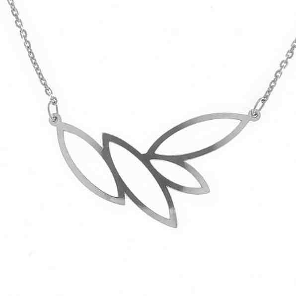 Praqia Stříbrný náhrdelník Laurel N2101_RH + 2 měsíce na vrácení zboží