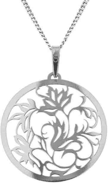 Praqia Stříbrný náhrdelník Liana KO5187_CU040_45_RH  (řetízek, přívěsek) + 2 měsíce na vrácení zboží