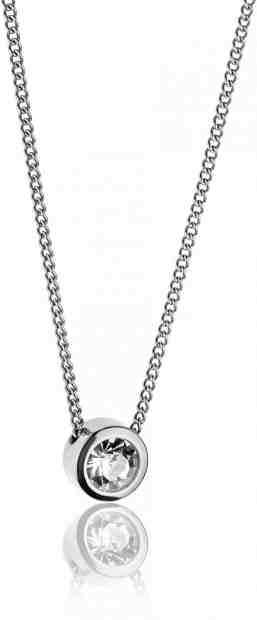 Emily Westwood Elegantní ocelový náhrdelník s krystalem WN1010S + 2 měsíce na vrácení zboží