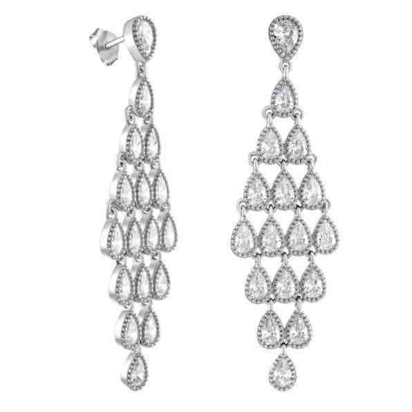 Silvego Třpytivé stříbrné náušnice MWE13983A + 2 měsíce na vrácení zboží