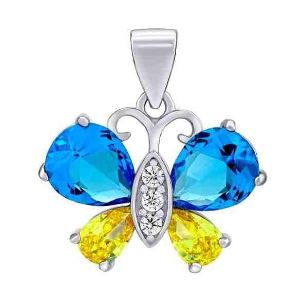 Silvego Stříbrný přívěsek motýlek LPS2374B + 2 měsíce na vrácení zboží