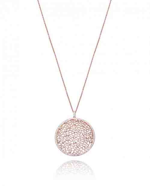 Viceroy Slušivý bronzový náhrdelník s krystaly Chic 75040C01012 + 2 měsíce na vrácení zboží