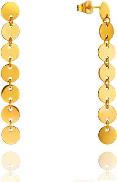 Viceroy Stylové pozlacené náušnice Kiss 75039E01012 + 2 měsíce na vrácení zboží