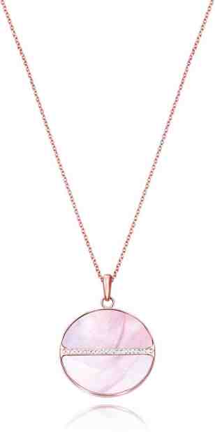 Viceroy Nádherný bronzový náhrdelník s krystaly Chic 75075C01012 + 2 měsíce na vrácení zboží