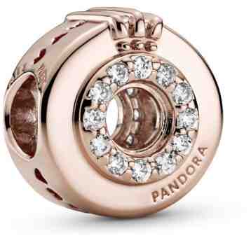 Pandora Třpytivý bronzový korálek s korunkou Pavé Crown O 789059C01 + 2 měsíce na vrácení zboží
