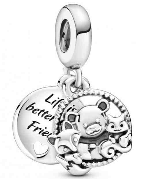 Pandora Stříbrný korálek Forest Friends 799078C00 + 2 měsíce na vrácení zboží