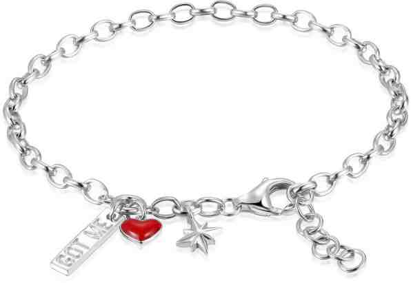 Rosato Stylový stříbrný náramek s přívěsky Storie RZB026 + 2 měsíce na vrácení zboží