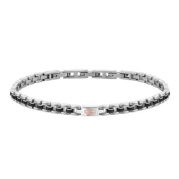 Morellato Pánský ocelový náramek Gold SATM08 + 2 měsíce na vrácení zboží