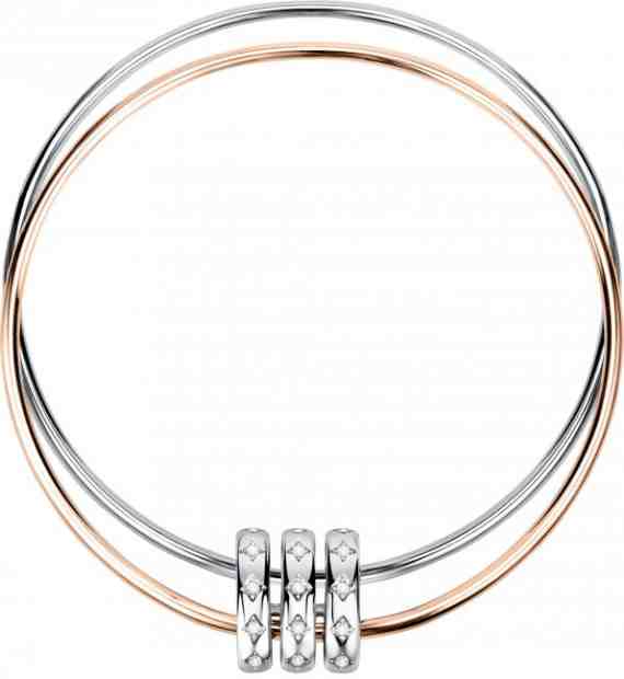 Morellato Bicolor ocelový náramek s přívěskem Insieme SAKM S - 6 cm + 2 měsíce na vrácení zboží