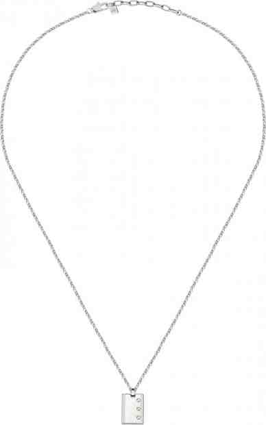 Morellato Stylový pánský ocelový náhrdelník Gold SATM01 + 2 měsíce na vrácení zboží