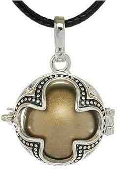 MUMMY BELL Dámský náhrdelník hnědá Rolnička Čtyřlístek K16SH18 + 2 měsíce na vrácení zboží