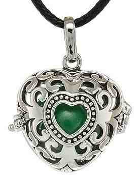 MUMMY BELL Dámský náhrdelník Rolnička Srdce Vintage K9SZ18 + 2 měsíce na vrácení zboží