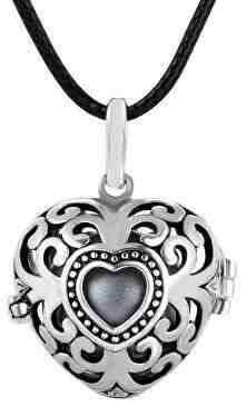 MUMMY BELL Dámský náhrdelník Rolnička Srdce Vintage K9SS18 + 2 měsíce na vrácení zboží