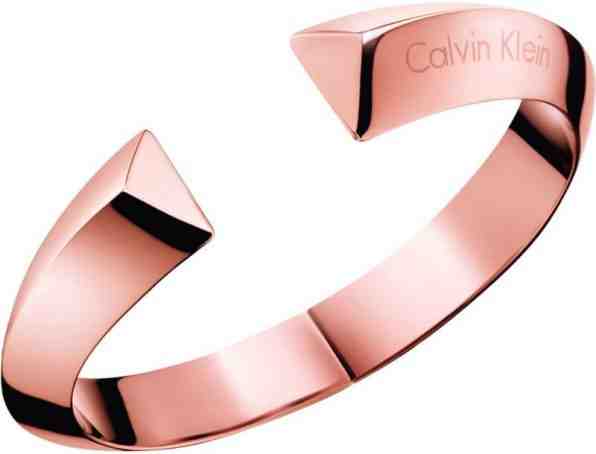 Calvin Klein Otevřený ocelový náramek Shape KJ4TPD10010 5,8 x 4,6 cm - S + 2 měsíce na vrácení zboží