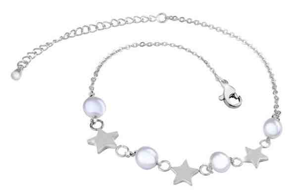 Troli Ocelový přívěsek na nohu s ozdobami + 2 měsíce na vrácení zboží