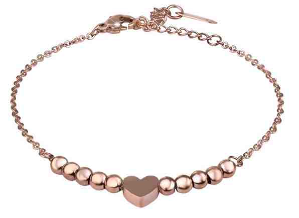 Troli Krásný bronzový řetízek se srdíčkem SW-WC109/1 + 2 měsíce na vrácení zboží
