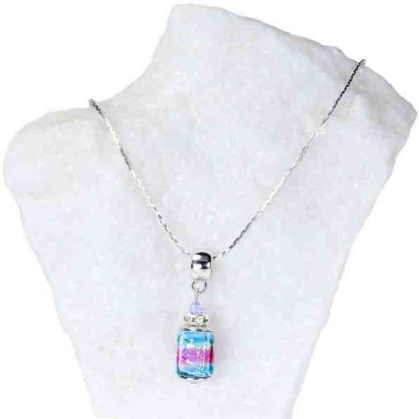 Lampglas Elegantní dámský náhrdelník Vivienne s perlou Lampglas s ryzím stříbrem NSA22 + 2 měsíce na vrácení zboží