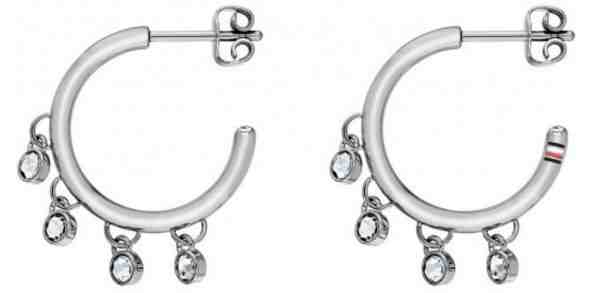 Tommy Hilfiger Nestárnoucí ocelové náušnice kruhy TH2780231 + 2 měsíce na vrácení zboží