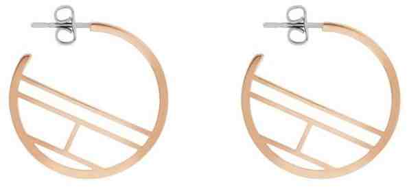 Tommy Hilfiger Pozlacené ocelové náušnice kruhy TH2780330 + 2 měsíce na vrácení zboží