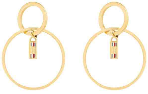 Tommy Hilfiger Luxusní pozlacené kruhové náušnice TH2780321 + 2 měsíce na vrácení zboží