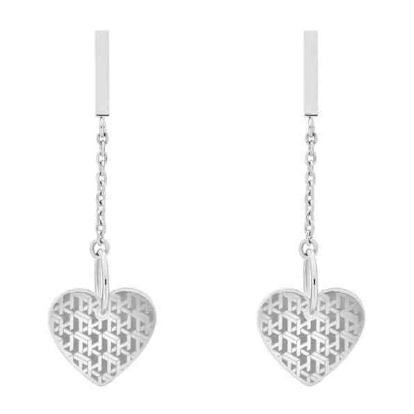 Tommy Hilfiger Ocelové náušnice s přívěskem srdce TH2780302 + 2 měsíce na vrácení zboží