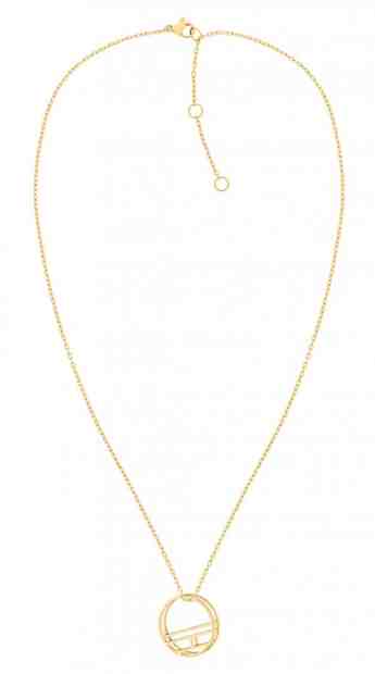 Tommy Hilfiger Pozlacený ocelový náhrdelník TH2780324 (řetízek, přívěsek) + 2 měsíce na vrácení zboží