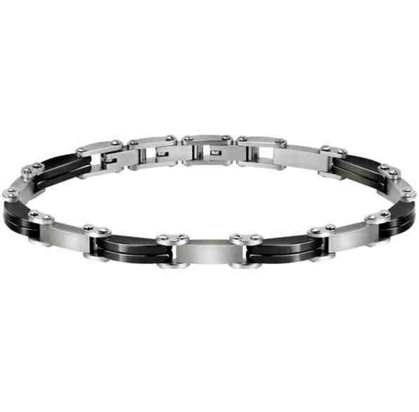 Morellato Pánský ocelový náramek Ceramic SACU16 + 2 měsíce na vrácení zboží