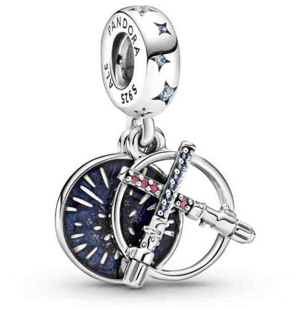 Pandora Dvojitý stříbrný přívěsek Star Wars Lightsaber 799252C01 + 2 měsíce na vrácení zboží