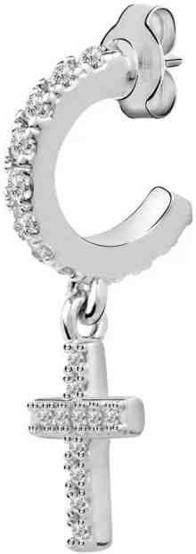 La Petite Story Single náušnice s krystaly a přívěskem LPS02ARQ32 + 2 měsíce na vrácení zboží