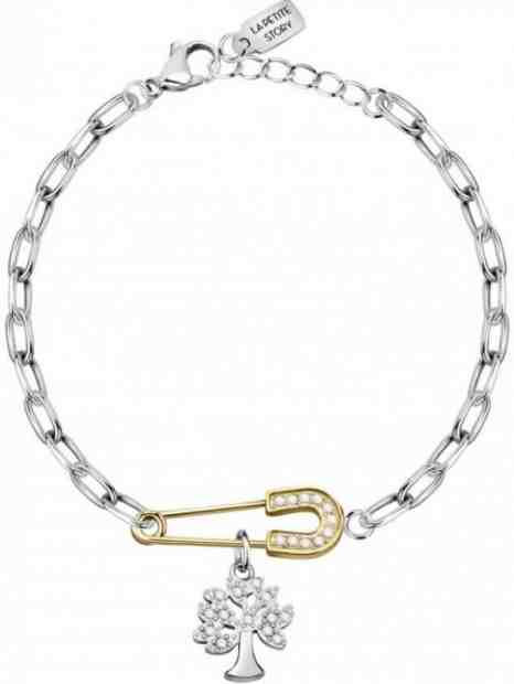 La Petite Story Ocelový náramek s přívěsky Family LPS05ASF13 + 2 měsíce na vrácení zboží