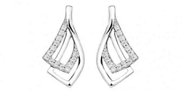 Silver Cat Elegantní náušnice se zirkony SC372 + 2 měsíce na vrácení zboží