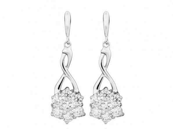 Silver Cat Okouzlující náušnice se zirkony  SC374 + 2 měsíce na vrácení zboží