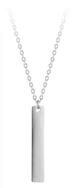 Troli Ocelový náhrdelník s podlouhlým přívěskem + 2 měsíce na vrácení zboží