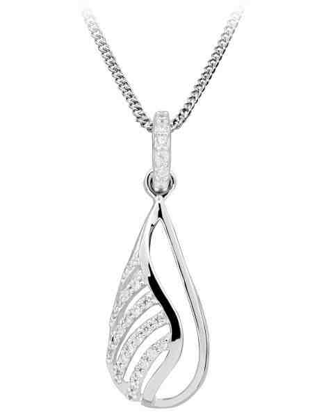 Silver Cat Módní náhrdelník se zirkony SC391 + 2 měsíce na vrácení zboží