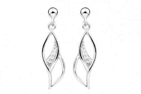 Silver Cat Módní náušnice se zirkony SC400 + 2 měsíce na vrácení zboží