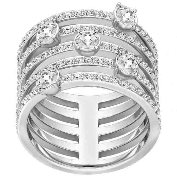 Swarovski Masivní prsten s krystaly Swarovski 5184243 58 mm + 2 měsíce na vrácení zboží