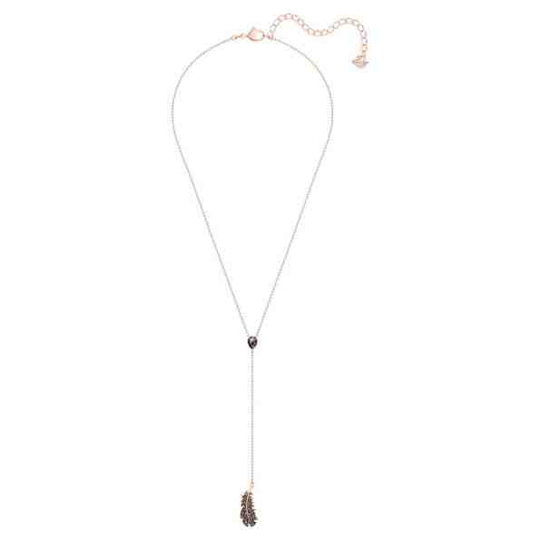 Swarovski Luxusní náhrdelník s černým peříčkem Naughty 5495299 + 2 měsíce na vrácení zboží
