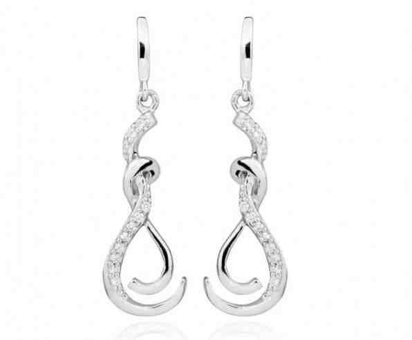 Silver Cat Elegantní náušnice se zirkony SC430 + 2 měsíce na vrácení zboží