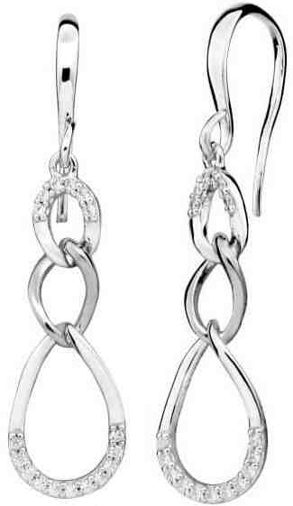 Silver Cat Elegantní náušnice se zirkony SC438 + 2 měsíce na vrácení zboží