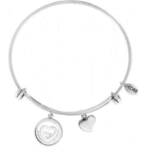 CO88 Moderní ocelový náramek s přívěsky Mom 860-180-090013-0000 + 2 měsíce na vrácení zboží