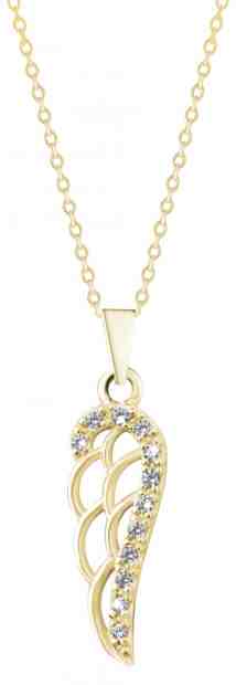 Brilio Přívěsek Andělské křídlo ze žlutého zlata 249 001 00623 00 + 2 měsíce na vrácení zboží