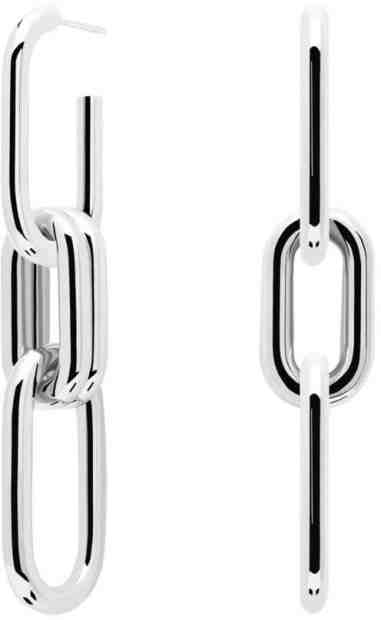 PDPAOLA Originální visací náušnice 2v1 MUZE Silver AR02-074-U + 2 měsíce na vrácení zboží