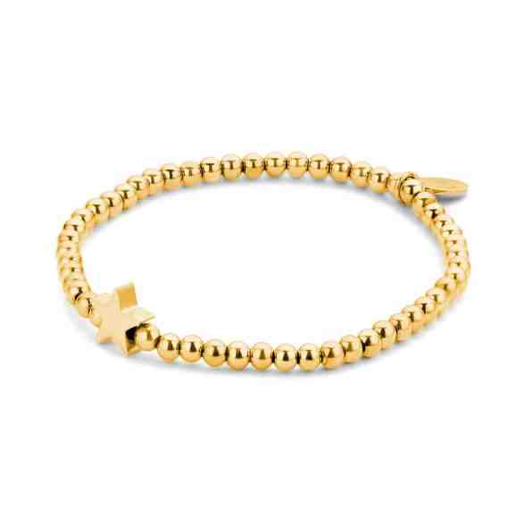 CO88 Korálkový náramek z oceli s hvězdou 860-180-090572-0000 + 2 měsíce na vrácení zboží