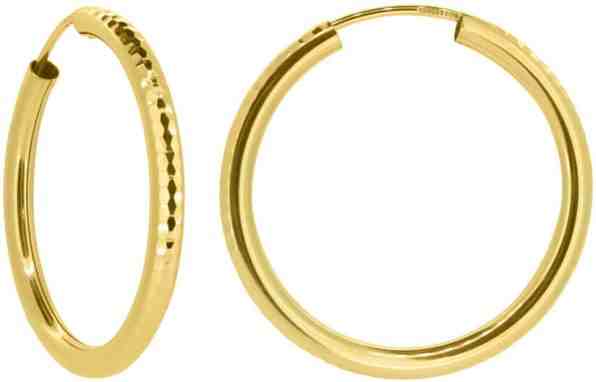 Brilio Dámské náušnice kruhy ze žlutého zlata P005.750132515.75 2 cm + 2 měsíce na vrácení zboží