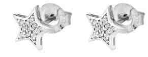 Lotus Silver Třpytivé stříbrné náušnice Hvězdy s čirými zirkony LP1622-4/1 + 2 měsíce na vrácení zboží