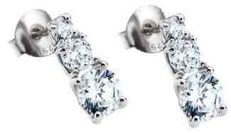 Lotus Silver Elegantní stříbrné náušnice s čirými zirkony LP1289-4/1 + 2 měsíce na vrácení zboží