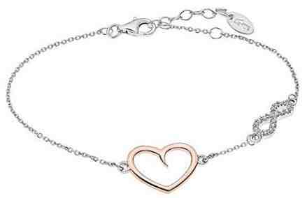 Lotus Silver Romantický bicolor náramek ze stříbra Srdce a nekonečno LP1819-2/2 + 2 měsíce na vrácení zboží